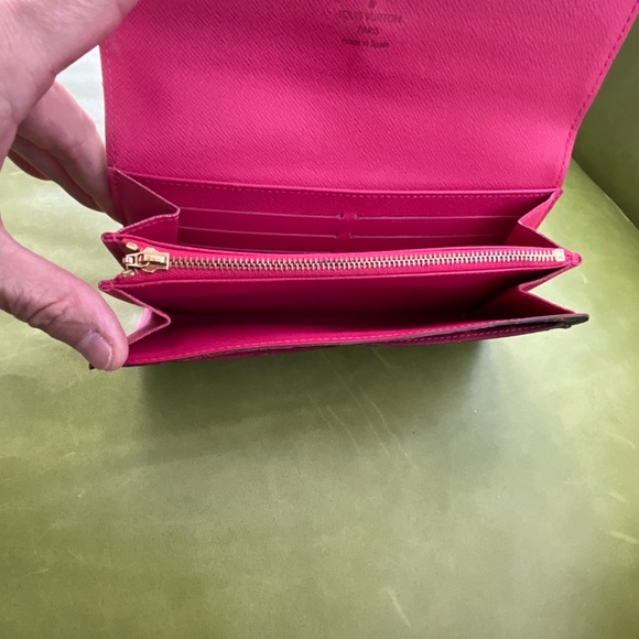 Louis Vuitton long black coated canvas monogrammed multicolour wallet - Picture 4 of 9